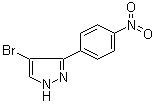 结构式 CAS# 73227-97-1, 4-溴-3-(4-硝基苯基)吡唑