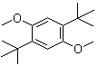 structure of CAS# 7323-63-9, 1,4-Bis(1,1-dimethylethyl)-2,5-dimethoxybenzene;1,4-Dimethoxy-2,5-di-tert-butylbenzene; 2,5-Di-tert-butyl-1,4-dimethoxybenzene; NSC 124045