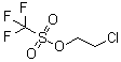 structure of CAS# 73323-80-5, 2-Chloroethyl trifluoromethanesulfonate;NSC 314043