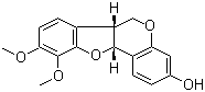 结构式 CAS# 73340-41-7, 3-羟基-9,10-二甲氧基紫檀烷