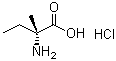 D-异缬氨酸盐酸盐分子结构 (CAS 73473-40-2)