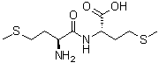 L-蛋氨酰-L-蛋氨酸分子结构 (CAS 7349-78-2)