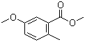 structure of CAS# 73502-03-1, Methyl 5-methoxy-2-methylbenzoate