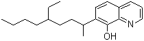 结构式 CAS# 73545-11-6, 7-(4-乙基-1-甲基辛基)-8-羟基喹啉