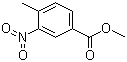 structure of CAS# 7356-11-8, Methyl 4-methyl-3-nitrobenzoate;Methyl 3-nitro-4-methylbenzoate; 4-Methyl-3-nitrobenzoic acid methyl ester