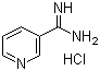 结构式 CAS# 7356-60-7, 吡啶-3-甲脒盐酸盐