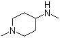 结构式 CAS# 73579-08-5, 1-甲基-4-(甲氨基)哌啶