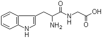 structure of CAS# 7360-09-0, L-Tryptophylglycine;H-Trp-Gly-OH; [2-Amino-3-(1H-indol-3-yl)propionylamino]acetic acid