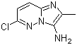 structure of CAS# 73721-29-6, 6-Chloro-2-methylimidazo[1,2-b]pyridazin-3-amine