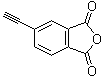 structure of CAS# 73819-76-8, 4-Ethynylphthalic anhydride;CKK 1; FF Monomer 301; KK 1; 5-Ethynylisobenzofuran-1,3-dione