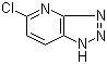 structure of CAS# 73895-37-1, 5-Chloro-3H-[1,2,3]triazolo[4,5-b]pyridine;5-Chloro-1H-[1,2,3]triazolo[4,5-b]pyridine