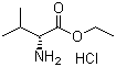 结构式 CAS# 73913-64-1, D-缬氨酸乙酯盐酸盐