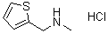 N-Methyl-2-thiophenemethanamine hydrochloride molecular structure (CAS 7404-67-3)
