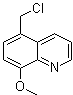 结构式 CAS# 740797-41-5, 5-(氯甲基)-8-甲氧基喹啉