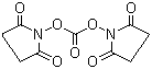 structure of CAS# 74124-79-1, N,N'-Disuccinimidyl carbonate;DSC; Di(succinimido) carbonate; Di-(N,N'-succinimidyl) carbonate