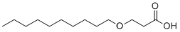 4-氧杂十四烷酸分子结构 (CAS 7420-16-8)