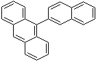 9-(2-萘基)蒽分子结构 (CAS 7424-72-8)