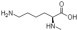 Nalpha-甲基-L-赖氨酸分子结构 (CAS 7431-89-2)