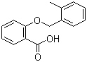 结构式 CAS# 743440-26-8, 2-[(2-甲基苯基)甲氧基]苯甲酸