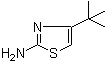 structure of CAS# 74370-93-7, 4-tert-Butylthiazol-2-amine;2-Amino-4-tert-butylthiazole; 4-(tert-Butyl)-1,3-thiazol-2-amine; 4-tert-Butyl-1,3-thiazol-2-ylamine; 4-tert-Butyl-2-aminothiazole