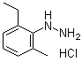 structure of CAS# 74404-33-4, (2-Ethyl-6-methylphenyl)hydrazine monohydrochloride;(2-Ethyl-6-methylphenyl)hydrazinium chloride