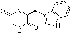 环(甘氨酰-L-色氨酰)分子结构 (CAS 7451-73-2)
