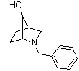 structure of CAS# 745836-29-7, (1R,4R,7R)-rel-2-(Phenylmethyl)-2-azabicyclo[2.2.1]heptan-7-ol;anti-7-Hydroxy-2-benzyl-2-azabicyclo[2.2.1]heptane