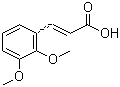 2,3-Dimethoxycinnamic acid molecular structure (CAS 7461-60-1)