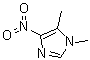 结构式 CAS# 7464-68-8, 1,5-二甲基-4-硝基咪唑
