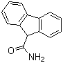 structure of CAS# 7471-95-6, 9H-Fluorene-9-carboxamide;Fluorene-9-carboxamide; 9-(Aminocarbonyl)fluorene; 9-Carbamoylfluorene