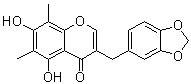 结构式 CAS# 74805-90-6, 甲基麦冬黄酮 A