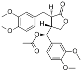 5-Acetoxymatairesinol dimethyl ether molecular structure (CAS 74892-45-8)