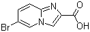structure of CAS# 749849-14-7, 6-Bromoimidazo[1,2-a]pyridine-2-carboxylic acid