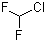 一氯二氟甲烷分子结构 (CAS 75-45-6)