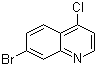 结构式 CAS# 75090-52-7, 7-溴-4-氯喹啉