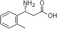 结构式 CAS# 752198-38-2, (R)-3-氨基-3-(2-甲基苯基)丙酸
