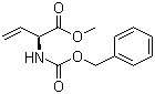 structure of CAS# 75266-40-9, (S)-2-(Benzyloxycarbonylamino)-3-butenoic acid methyl ester;Z-L-alpha-vinyl-Gly-ome