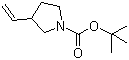 structure of CAS# 753015-96-2, tert-Butyl 3-vinylpyrrolidine-1-carboxylate