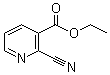 结构式 CAS# 75358-90-6, 2-氰基烟酸乙酯