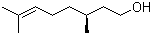 (-)-beta-Citronellol molecular structure (CAS 7540-51-4)
