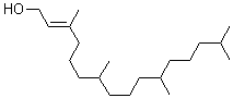 结构式 CAS# 7541-49-3, 3,7,11,15-四甲基-2-十六碳烯-1-醇