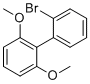 structure of CAS# 755017-61-9, 2'-bromo-2,6-dimethoxy-1,1'-Biphenyl;2-(2-bromophenyl)-1,3-dimethoxybenzene