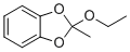 2-乙氧基-2-甲基苯并[d][1,3]二氧杂环戊烯分子结构 (CAS 7555-18-2)