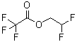 structure of CAS# 7556-84-5, 2,2-Difluoroethyl trifluoroacetate