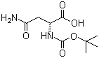 structure of CAS# 75647-01-7, Boc-D-Asparagine;N-(tert-Butoxycarbonyl)-D-asparagine; Boc-D-Asn-OH