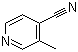 structure of CAS# 7584-05-6, 3-Methyl-4-cyanopyridine;3-Methylisonicotinonitrile; 3-Methyl-4-pyridinecarbonitrile; 4-Cyano-3-methylpyridine; 4-Cyano-3-picoline