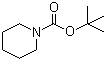 结构式 CAS# 75844-69-8, 1-Boc-哌啶; N-叔丁氧羰基哌啶