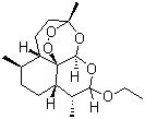 结构式 CAS# 75887-54-6, 蒿乙醚; 10-乙氧基十氢-3,6,9-三甲基-3,12-环氧-12H-吡喃并[4,3-j]-1,2-苯并二氧杂环庚烷