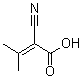 结构式 CAS# 759-21-7, 2-氰基-3-甲基丁-2-烯酸