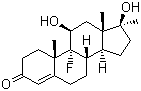 结构式 CAS# 76-43-7, 氟甲睾酮; 氟羟甲基睾丸酮